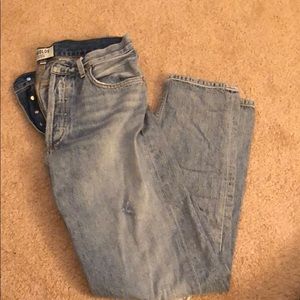 AGolde Distressed Denim